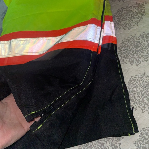 HiVis Insulated Bib Overalls Work King Safety Size 4XL Mens - Picture 4 of 13